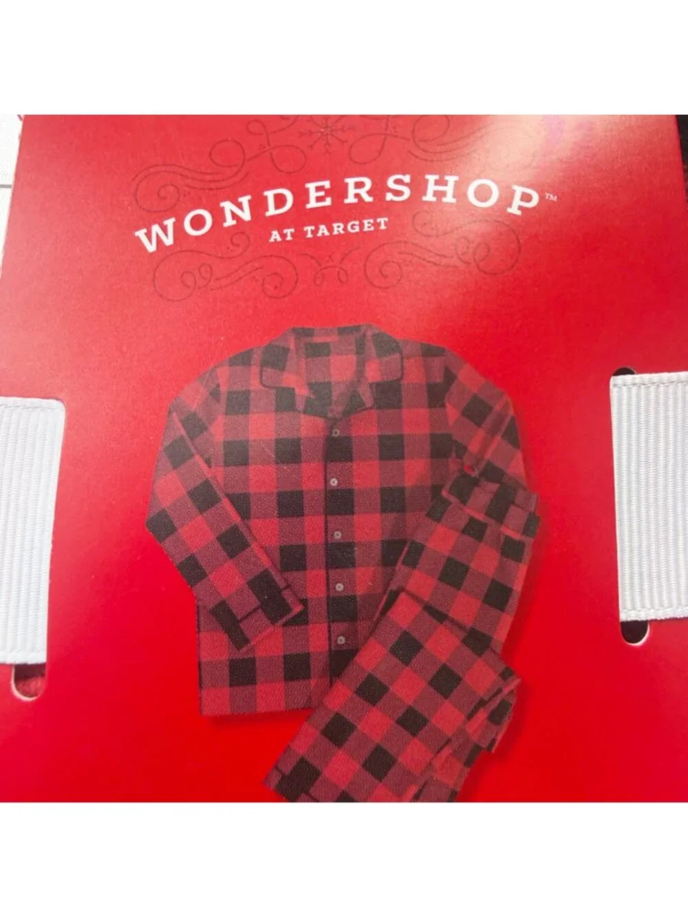 Wondershop Toddler Two Piece Pajama Set Red Black Buffalo Plaid NWT 2T